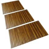 Akaasia Kylpymatto 3 kpl 80 x 50 cm (3 x 41586)