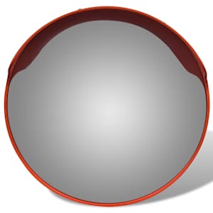 Dopravní vypouklé zrcadlo PC plast oranžové 45 cm venkovní - obrázek 3