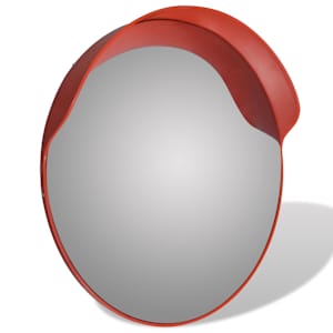 Dopravní vypouklé zrcadlo PC plast oranžové 60 cm venkovní - obrázek 3