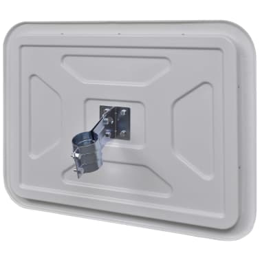 Espelho retrovisor convexo retangular 60 x 80 cm com refletores[5/6]