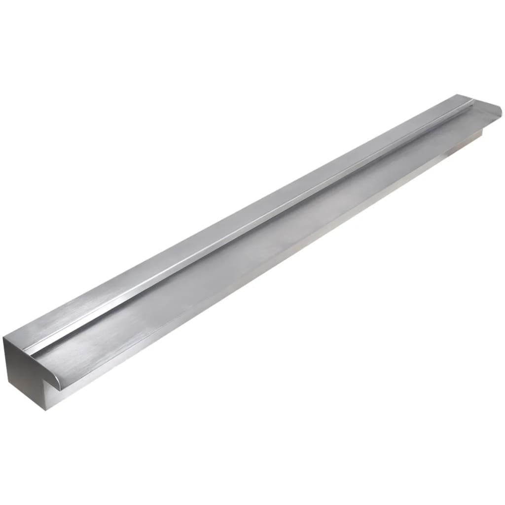 

Rectangular Waterfall Pool Fountain Stainless Steel 47.2"