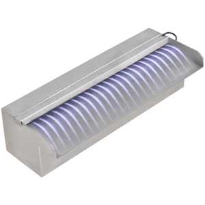 Obdélníková bazénová fontána s LED nerezová ocel 30 cm - obrázek 6