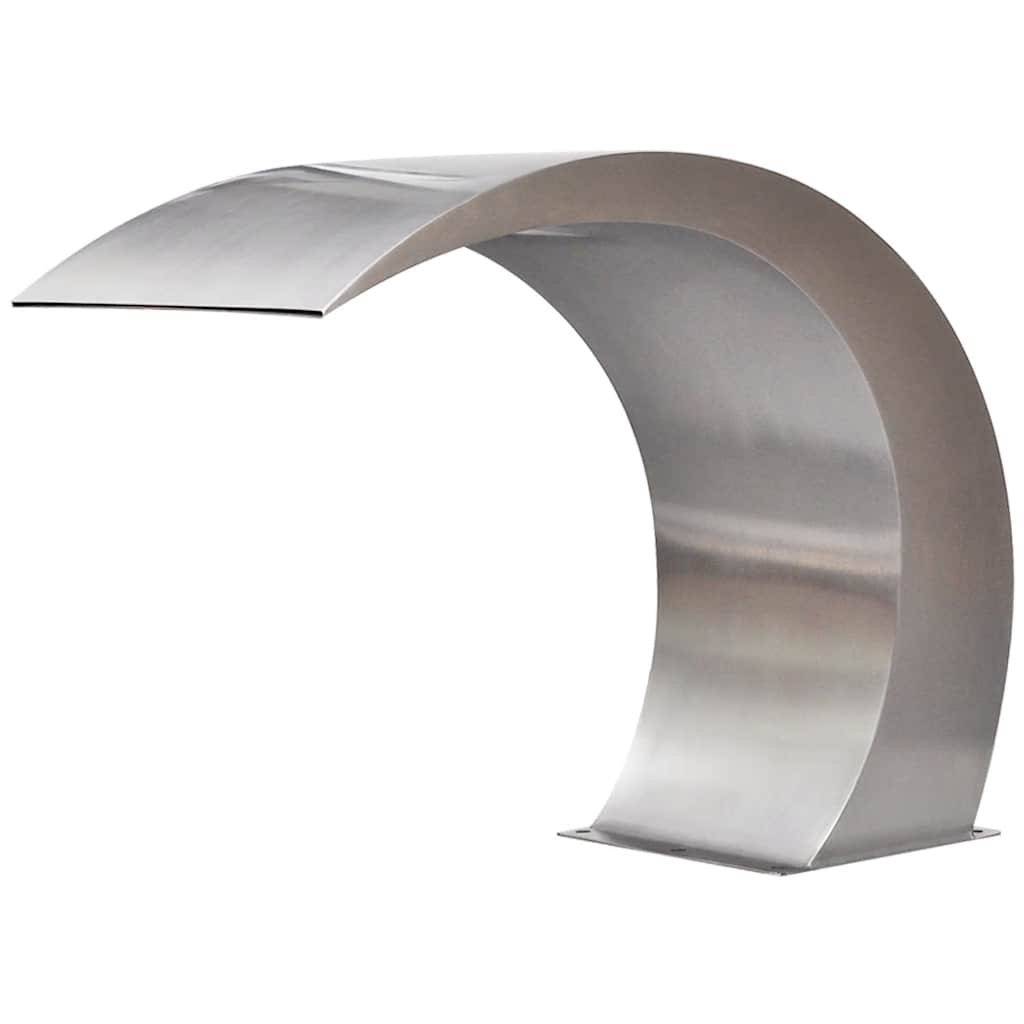 

Garden Waterfall Pool Fountain Stainless Steel 17.7" x 11.8" x 23.6"