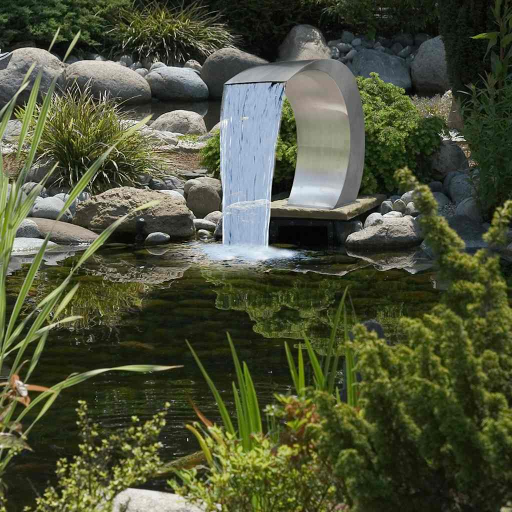 Schwalldusche Edelstahl Schwallbrause Pool Wasserschwall mit/ohne LEDs vidaXL - Bild 17 von 20