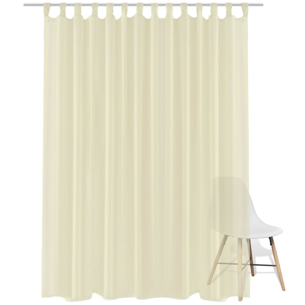 Skira gardiner 290 x 225 cm Gräddvit 2-pack