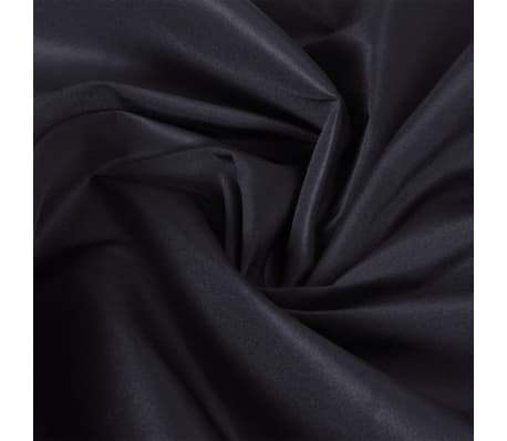 Microsatijnen stof 1,45 x 20 m zwart