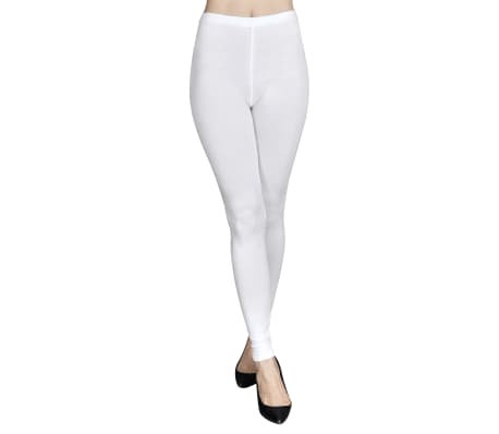 Set de 2 leggings blancs M/L