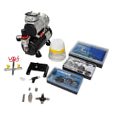 Airbrush Compressor Set with 3 Pistols 1' x 5.9" x 1'