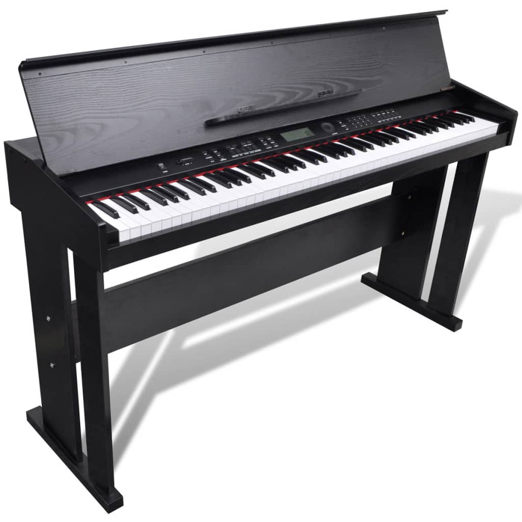 

vidaXL Classic Electronic Digital Piano with 88 Keys & Music Stand