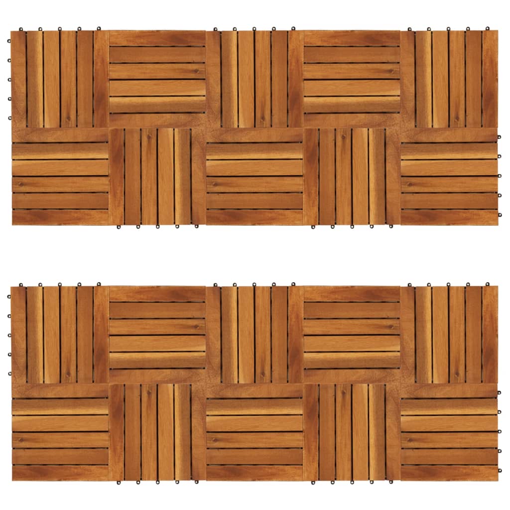 Patio Tile Deck Tile Outdoor Interlocking Flooring Tile for Decorative vidaXL - Picture 34 of 48