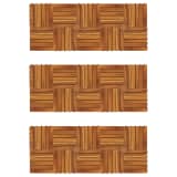 Poščice iz akacije vertikalen vzorec 30 x 30 cm set 30 kosov