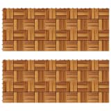 Set dale din lemn de acacia, 30 x 30 cm, 20 buc.