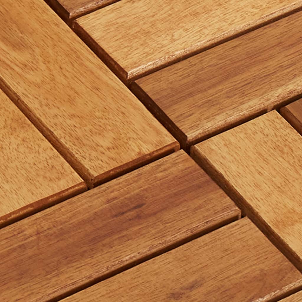 vidaXL Decking Tiles 11.8"x11.8" Acacia Set of 30