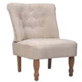 Cream French Chair High Quality Fabric