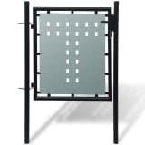 Crna Vrata za Ogradu 100 x 150 cm