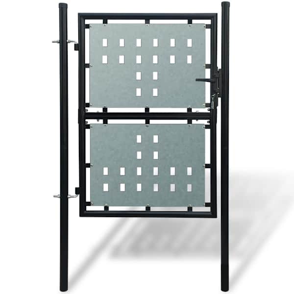 vidaXL must &uuml;he uksega aiav&auml;rav 100 x 150 cm