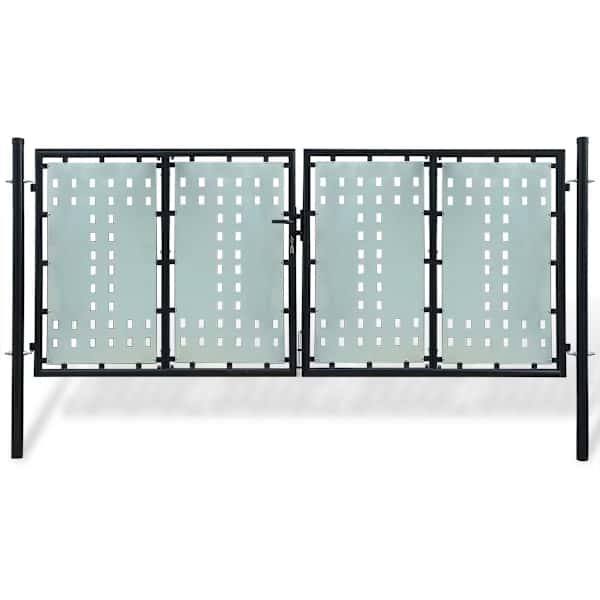 vidaXL must &uuml;he uksega aiav&auml;rav 300 x 125 cm