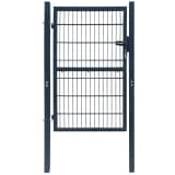 2D Fence Gate (Single) Anthracite Grey 106 x 230 cm