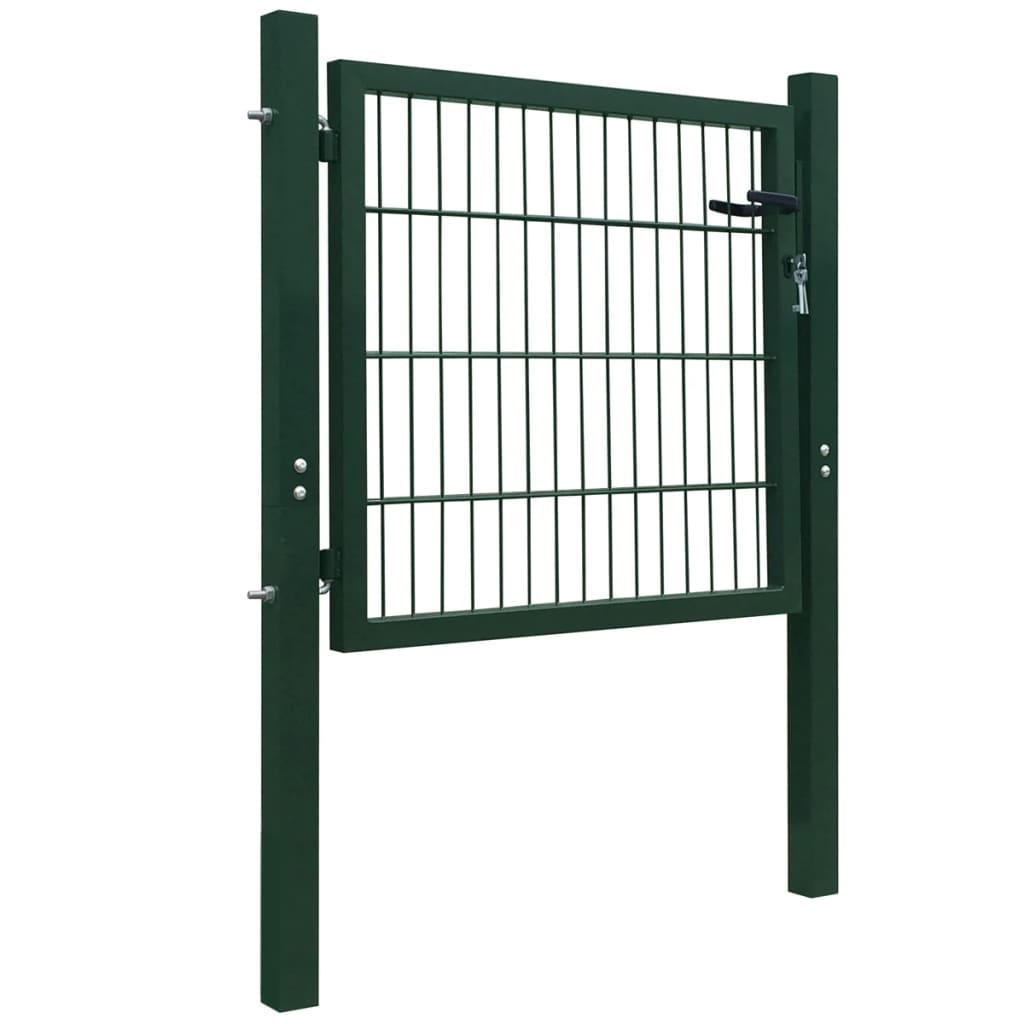  Plotová brána 2D (jednokrídlová), zelená 106x130 cm