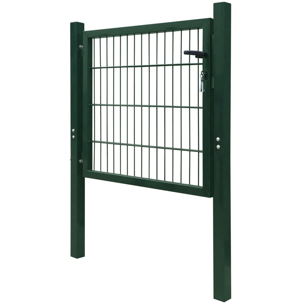  Plotová brána 2D (jednokrídlová), zelená 106x130 cm