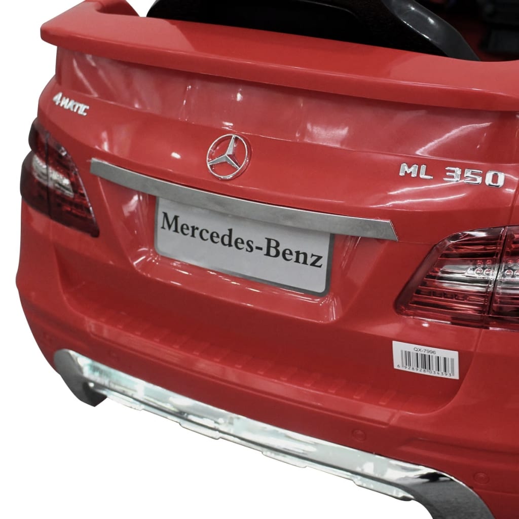 Mercedes Benz ML350 Elektromos kisautó távirányítóval 6 V piros 