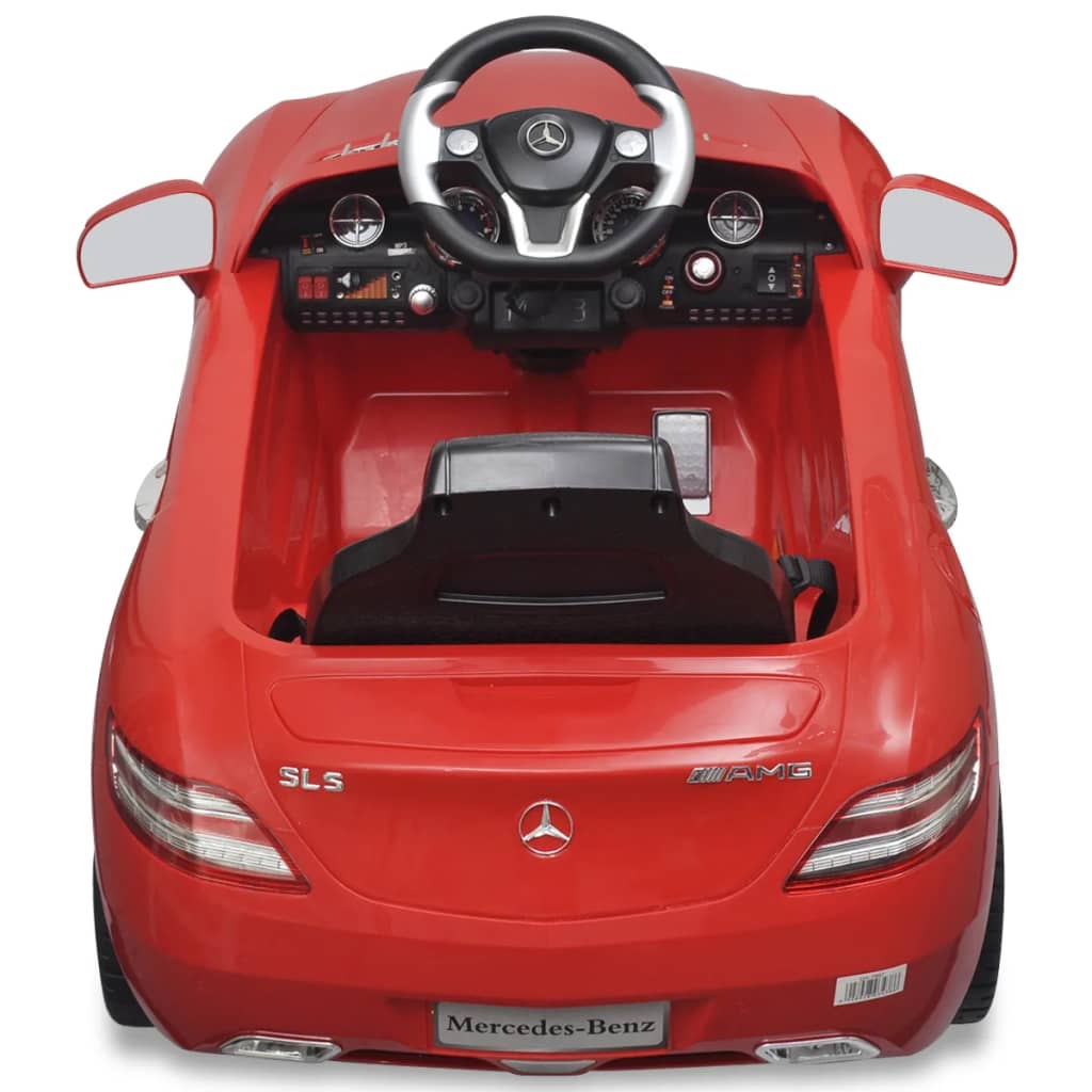 Mercedes Benz SLS AMG Elektromos kisautó távirányítóval 6 V piros 