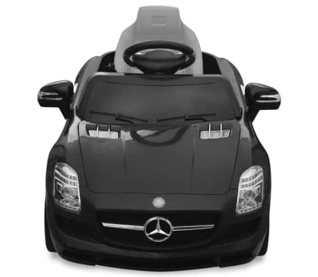 vidaXL Elektrisches Aufsitzauto Mercedes Benz SLS AMG Schwarz 6 V