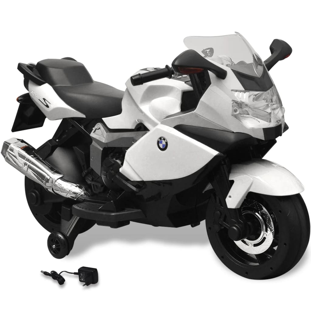 Motocicletă electrică pentru copii BMW 283, 6V, alb vidaXL