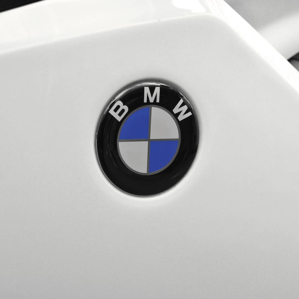 Elektromos BMW 283 gyerek motorkerékpár 6 V fehér 