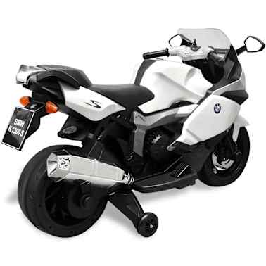 Motocicleta eléctrica BMW 283 para crianças- branca 6V[3/11]
