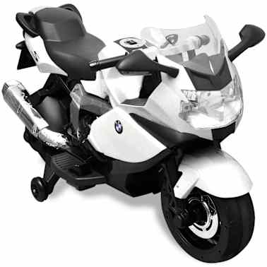 Motocicleta eléctrica BMW 283 para crianças- branca 6V[5/11]