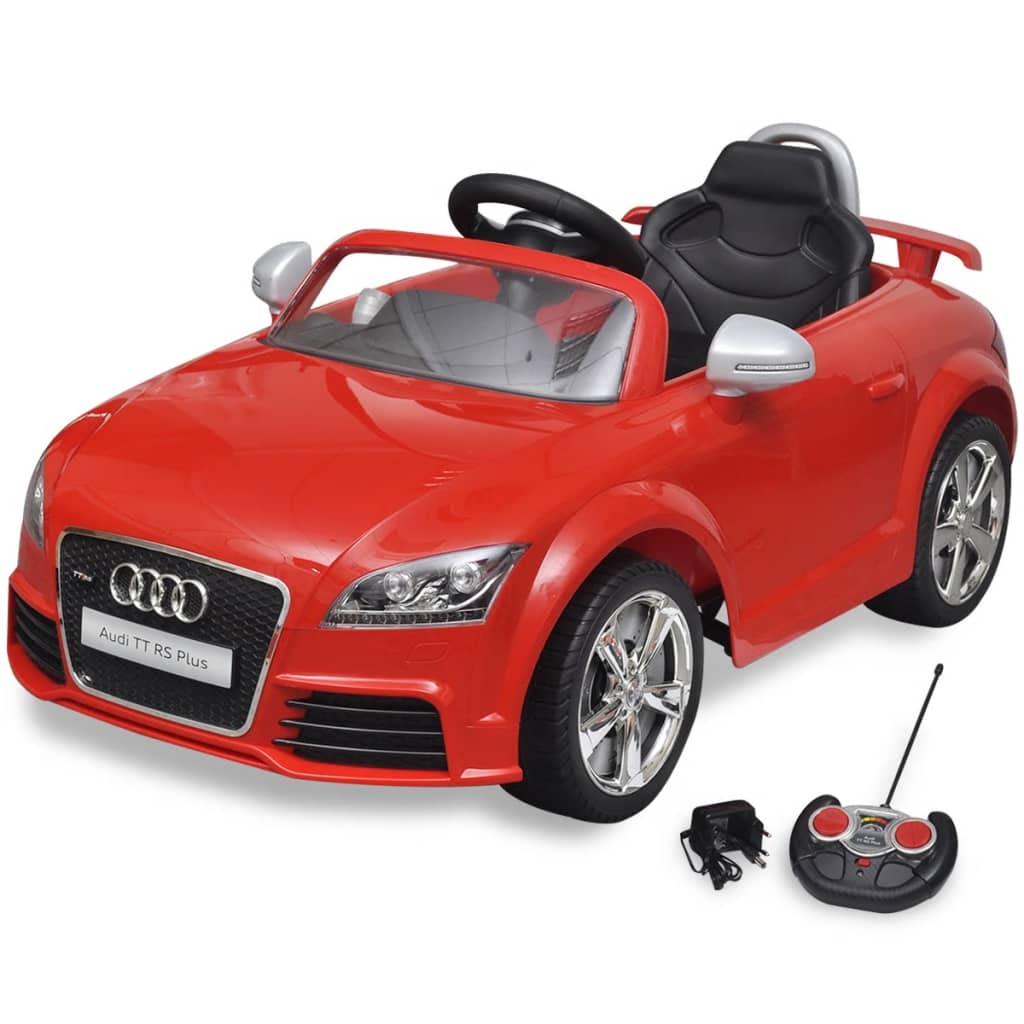 vidaXL Audi TT RS dětské auto s dálkovým ovládáním červené