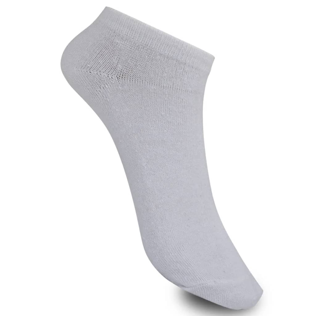 Sneaker-Socken 43-46 Weiß 24 Paare