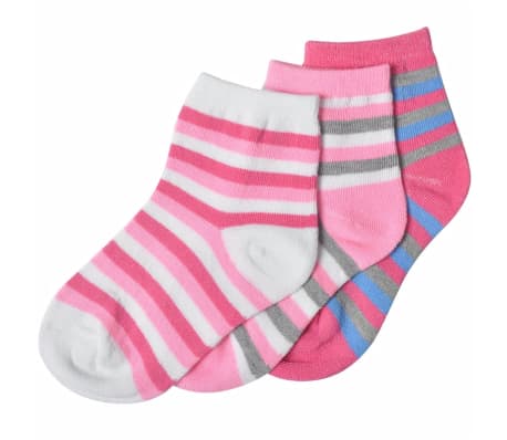 Kids Socks Girl 31-34 Multicolour 24 Pairs