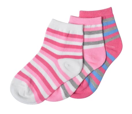 Chaussettes pour filles 35-38 24 paires Multicolores