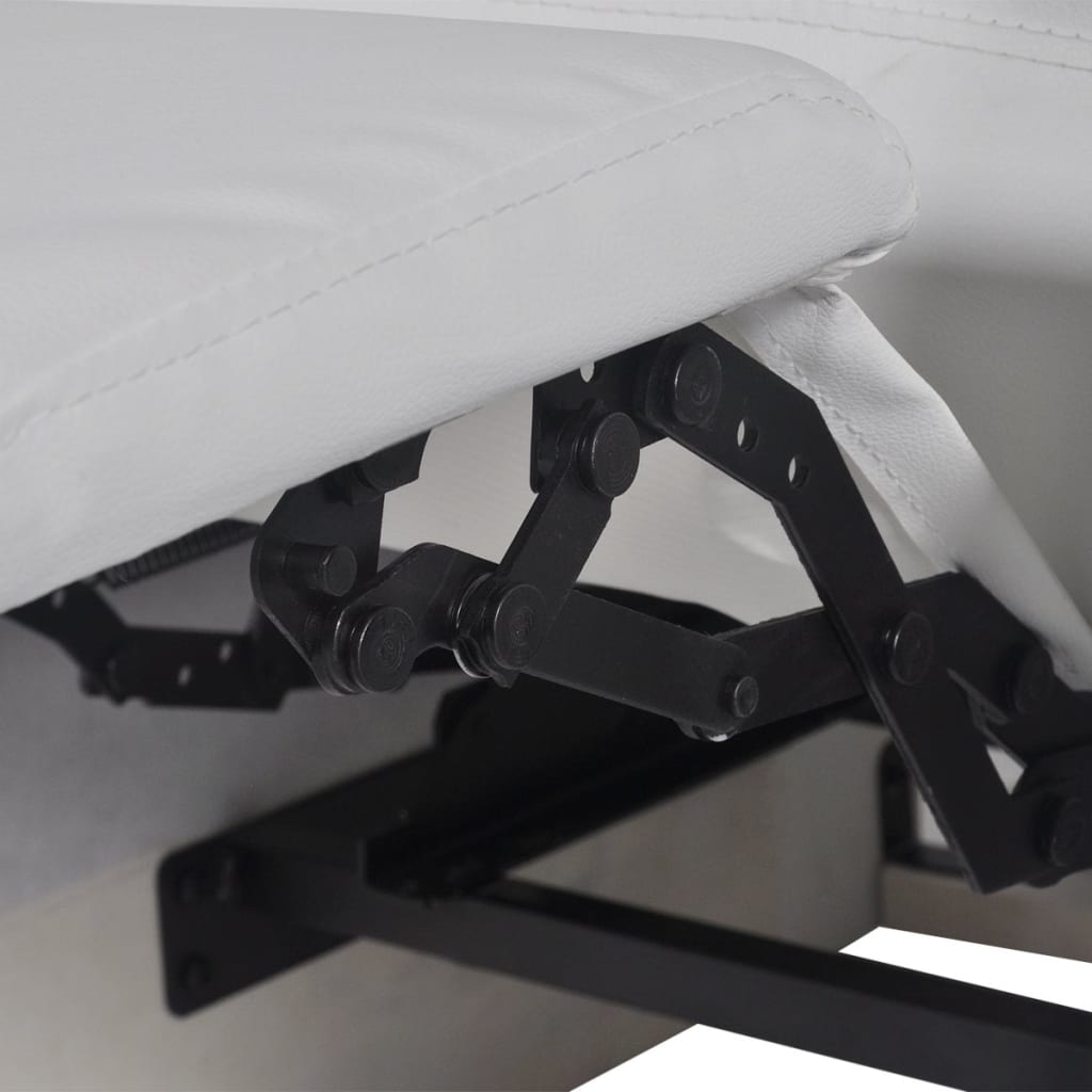 Divano Reclinabile A 2 Posti In Pelle Artificiale Bianca VidaXL 15 width=274