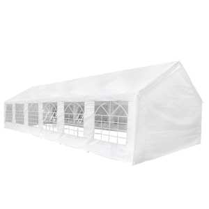 vidaXL valge peotelk 12 x 6 m