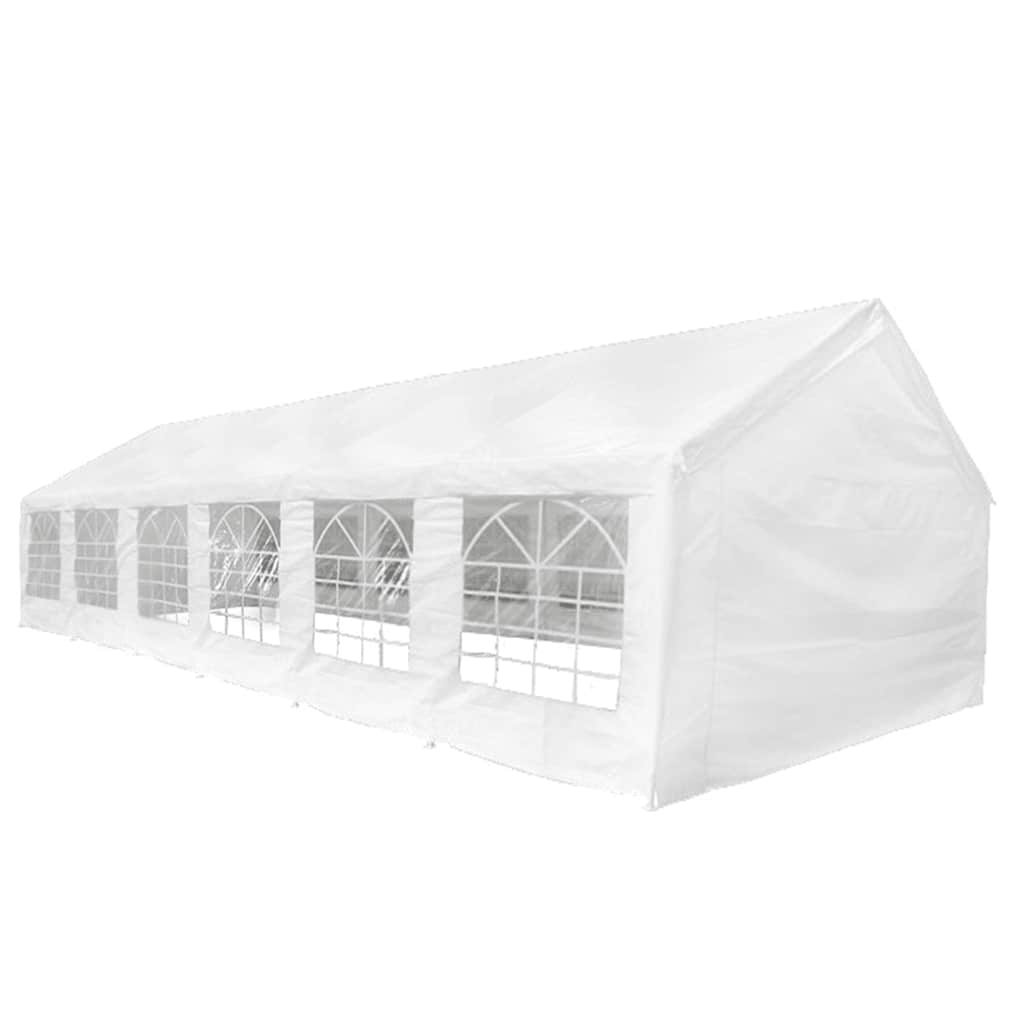 

vidaXL White Party Tent 39.4'x19.7'