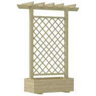 vidaXL Pergola plantenbak 162x56x204