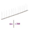 vidaXL 2-realine roostevabast terasest linnupiigid, 6 tk, 3 m