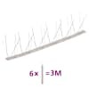 vidaXL 5-realine roostevabast terasest linnupiigid, 6 tk, 3 m