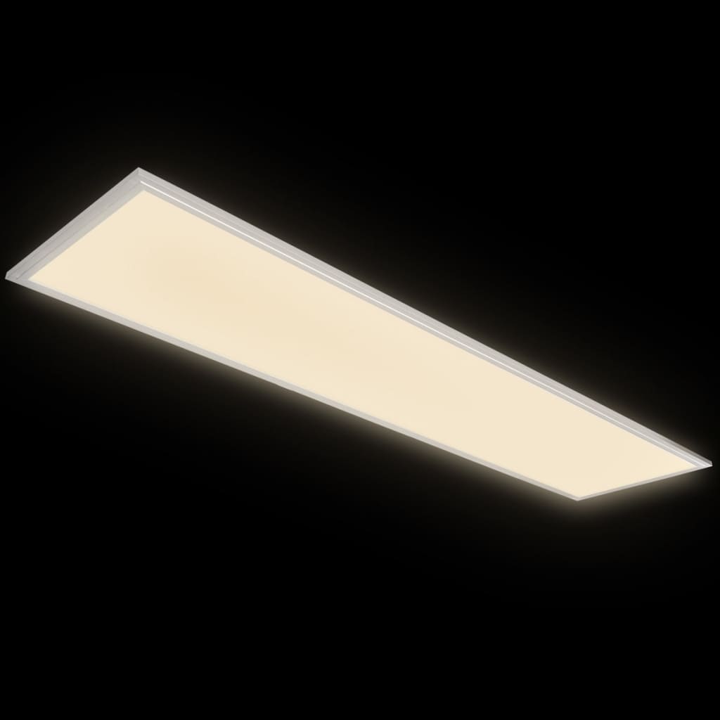 Lámpara de techo LED, 120 x 30 cm, 40 W, Blanco cálido