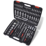 193 Delni Komplet 1/4" & 3/8" & 1/2" Nasadnih Ključev z Ragljo