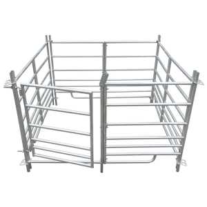 Ohrada pro ovce 137 x 137 x 92 cm, 4 panely z pozinkované oceli - obrázek 2