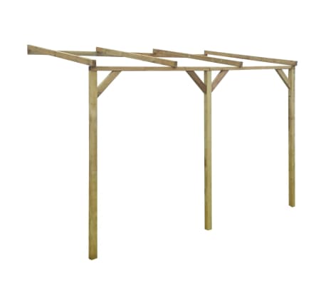 vidaXL Pergola à appentis 2 x 3 x 2,2 m Bois