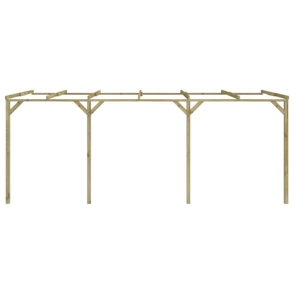 vidaXL pergola vīteņaugiem, 2x6x2,2 m, koks