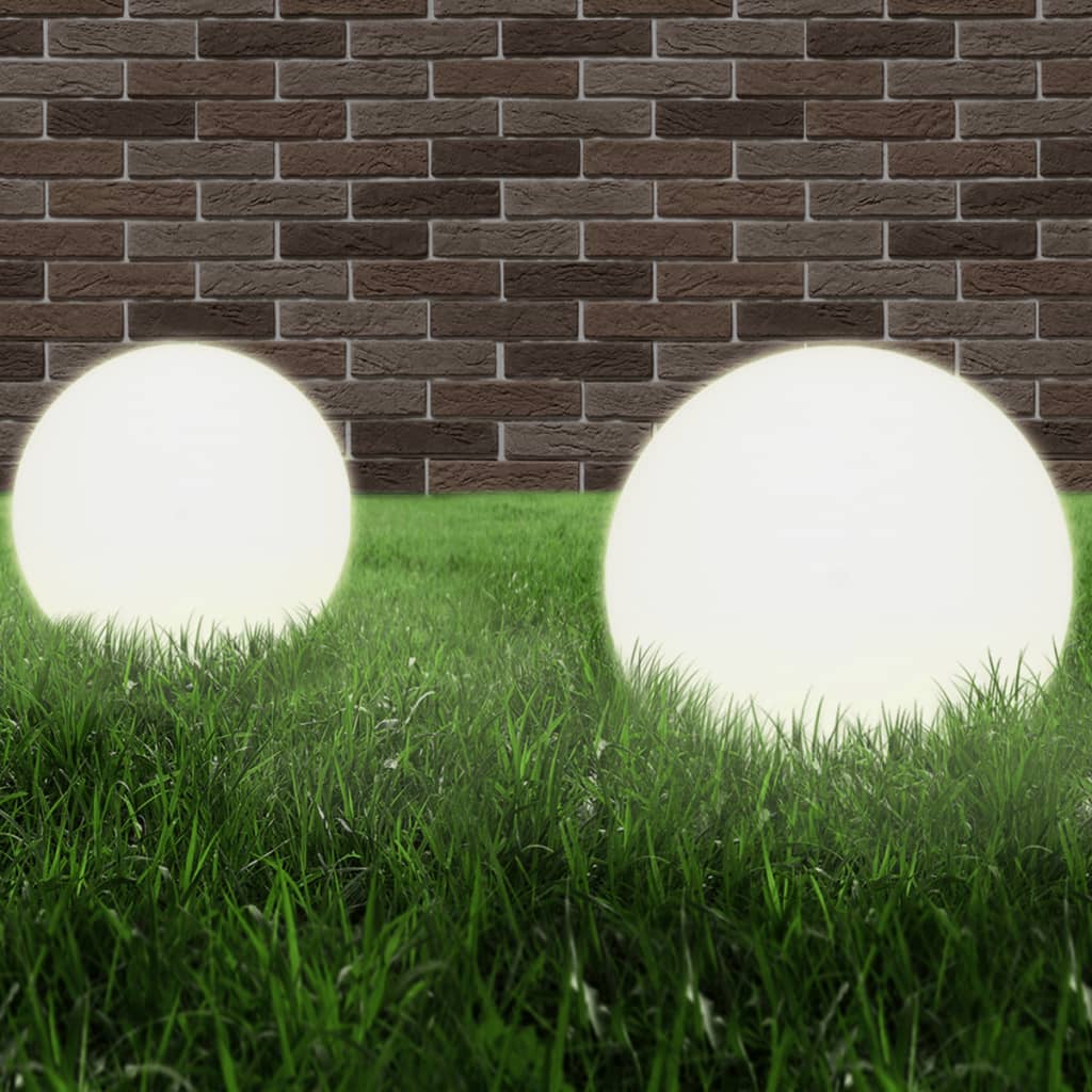 Lampă de grădină sferică, PMMA, 40 cm, soclu E27 poza 2021 vidaXL