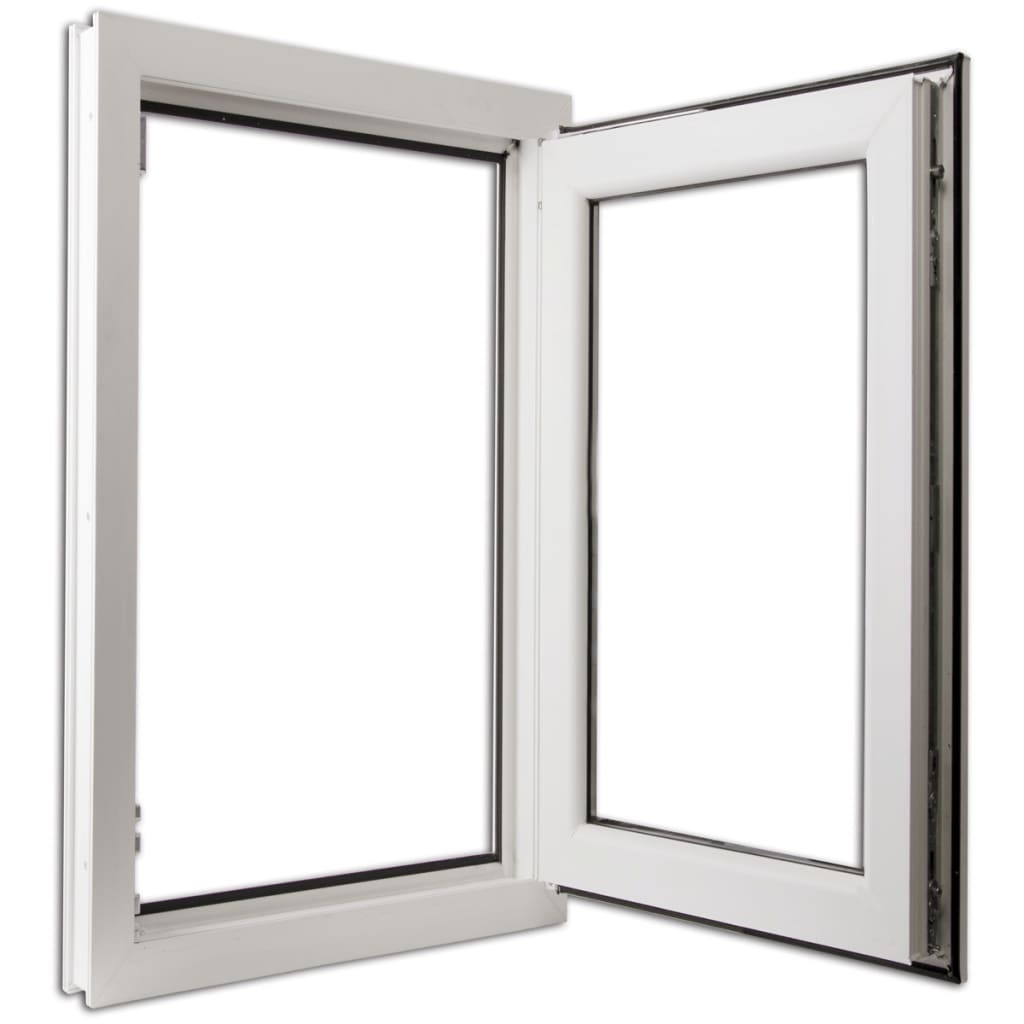 Ventana PVC oscilo-batiente triple cristal manilla izq 600x1000 mm