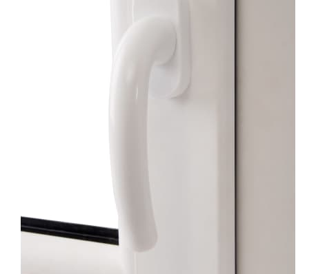 vidaXL Triple Glazing Tilt & Turn PVC Window Handle on the Right 600 x ...