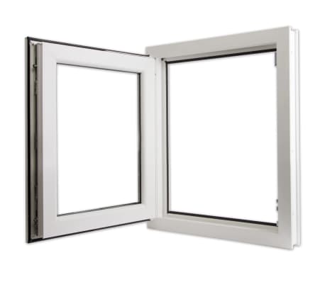 Triple Glazing Tilt & Turn PVC Window Handle on the Right 600x800 mm